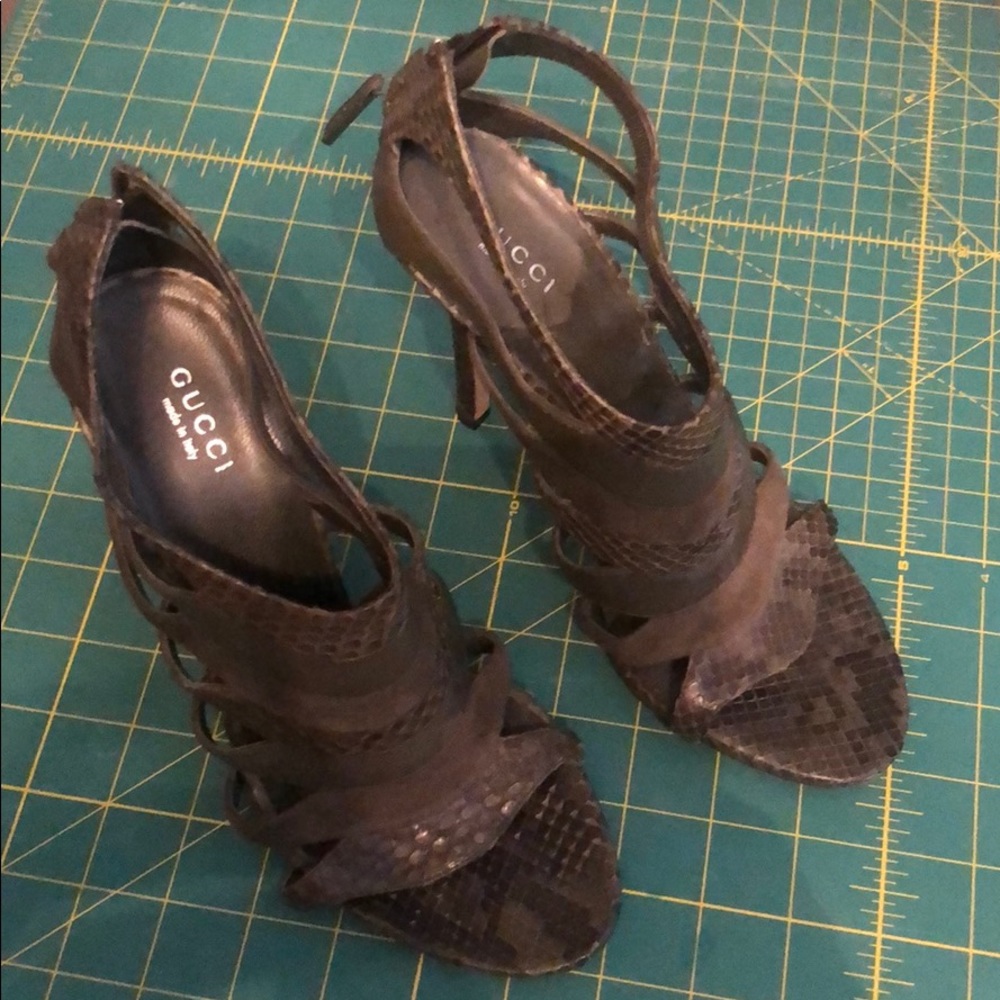 Gucci Python Heels - image 1